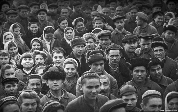 1949 Tashkent Protest Demonstration at Textile Factory
