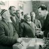 1954 Ташкент хлопкоробы колхоза Кзыл Узбекистан на приеме у изобретателя Дубинина