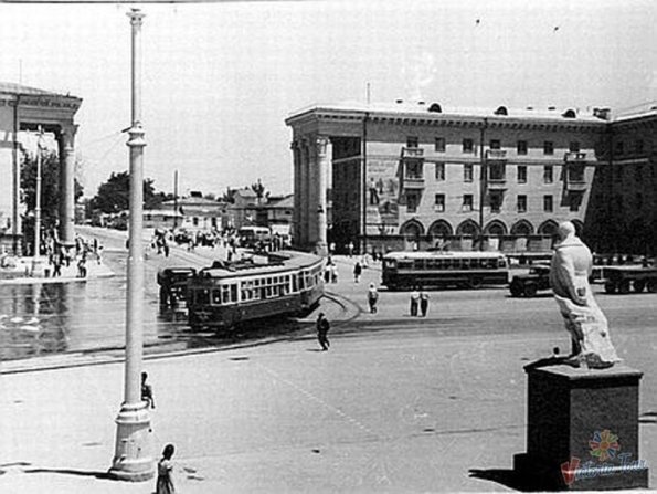 1955 Предпл Ташкент Площадь Бешагач