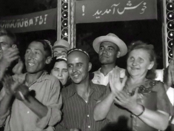 1956 Ташкент Встреча Мохаммеда Реза Шаха Ирана в Аэропорту