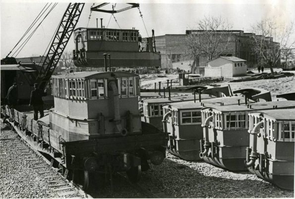 1958 Ташкент Отгрузка Малогарбаритных Землесосных Установок ЗПМ-1 Завод Ирригац Машиностроения