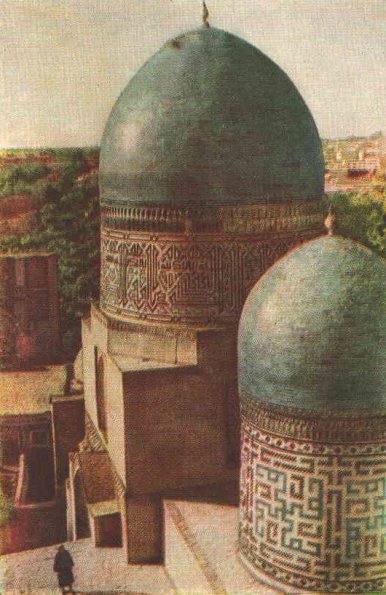 1958 Узбекистан Почтовая Карточка Самарканд Шахи-Зинда Мавзолей Казы-заде Руми 15 век