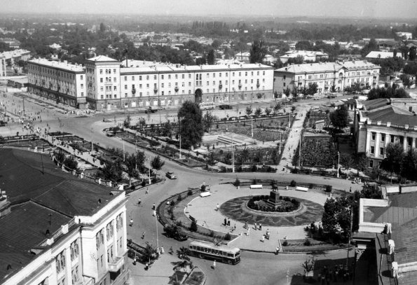 1960 Предпл Ташкент Пложадь Фрунзе и Пединститут