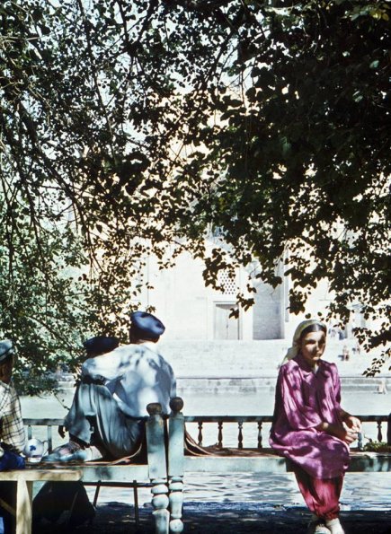 1961 Бухара Чайхана у Ляби-Хауза