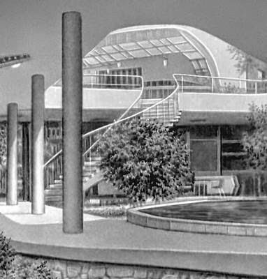 1965  Tashkent Э. Фахрутдинов. Кафе Буратино.