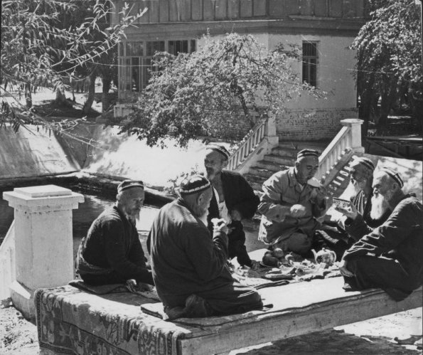 1965 Предпл Узбекистан В Чайхане Фото С Г Коршунова