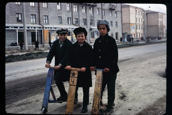 1966 Самарканд Мальчишки на Улицах Фото Френсиса