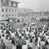 1966 Ташкент Вокзал Пассажирский Встреча Строителей из Москвы