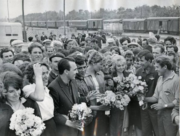1966 Ташкент Прибывшие Строители из Донецка