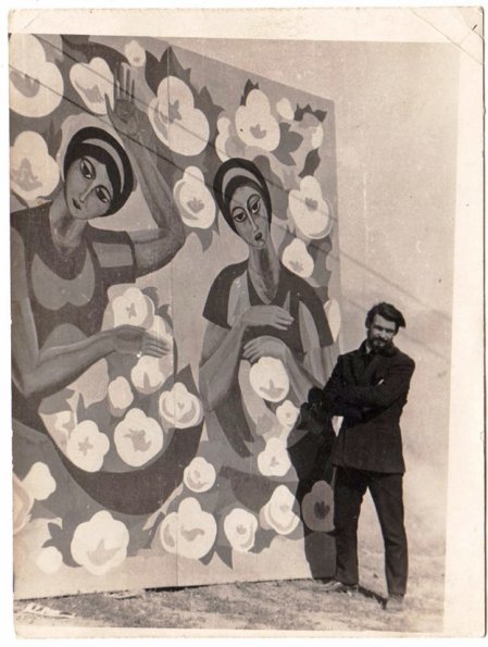 1967 Узбекистан Художник у Своей Работы