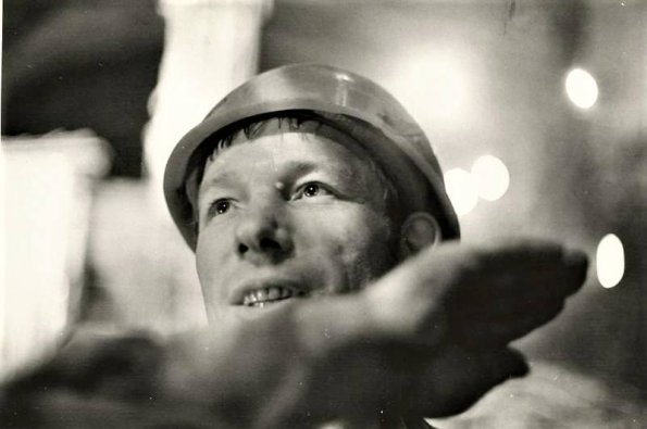 1972 Nurek GES Workers Photo