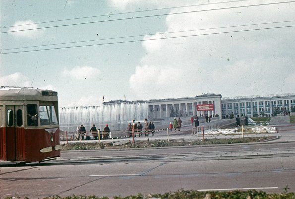 1975 Ташкент Вид на Площадь Ленина Старое Здание Сов Мина
