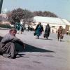1975 Южный купол медресе Мири-Араб на переднем плане - здание школы 6