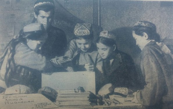 1975 Tajic Pupils send Parsel to Vietnam