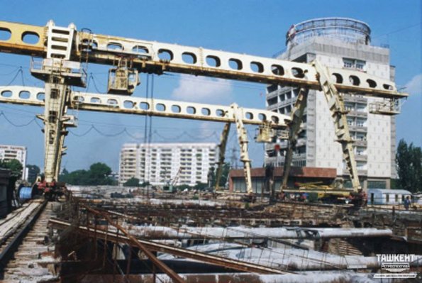 1977 Ташкент Строительство Станиции Метро им Горького