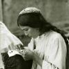 1980 Kokand Girl Working on Embroidery