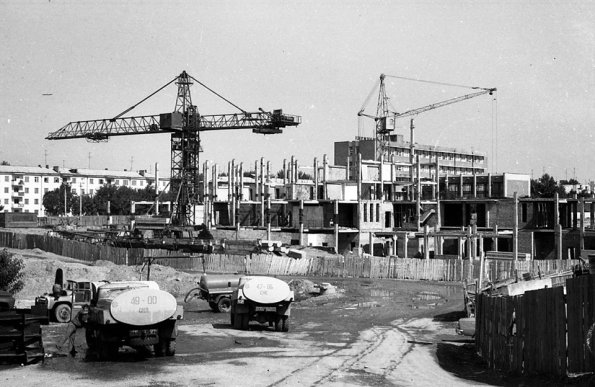1982 Самарканд Строительство Гостиницы Турист