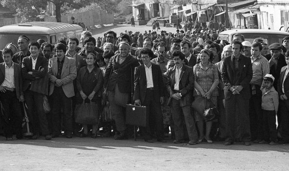 1984 Ташкент Чорсу Зрители Циркового Представления