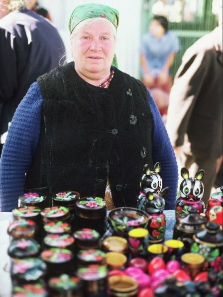 1987 Самарканд Базар Сувениры и Женщина