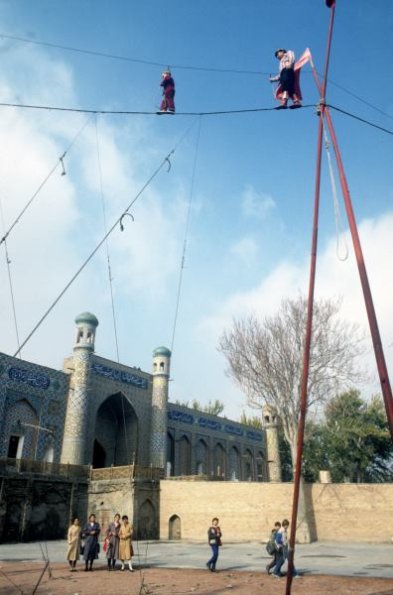 1990 Коканд Канатоходная Площадка у Дворца Худояр Хана